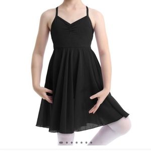 iEFiEL Chiffon Black Ballet Dress CXL